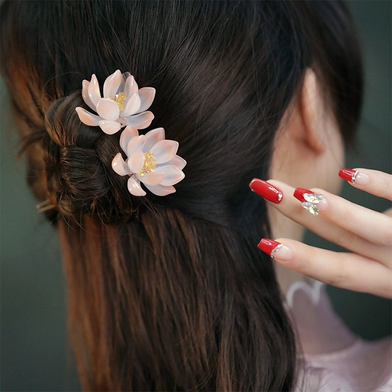 1Pair Vintage Hairpin Glazed F - Hanbok Hair Pin review and price