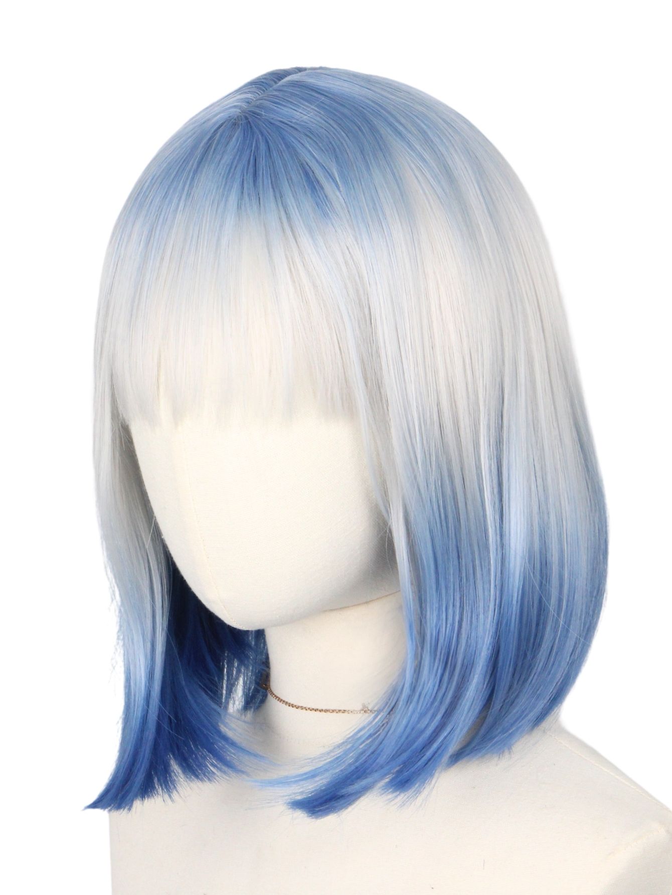 Blue and White Gradient Short  - Korean Daily Lifestyle review and price