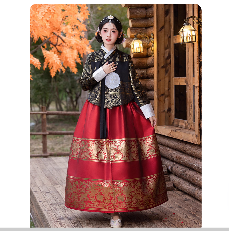 Ethnic style retro Hanbok temp - Korean Lifestyle & Kids Boutique Photos review and price