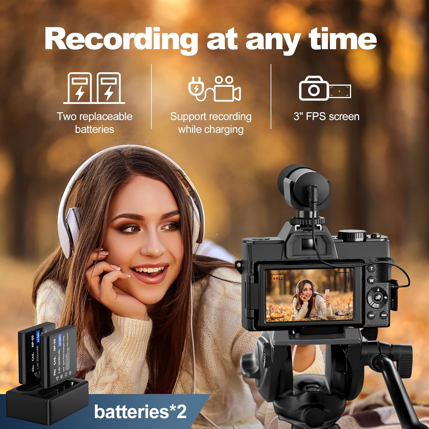 NBD 48MP 4K Digital Camera S10 - Korean Lifestyle Vlog review and price