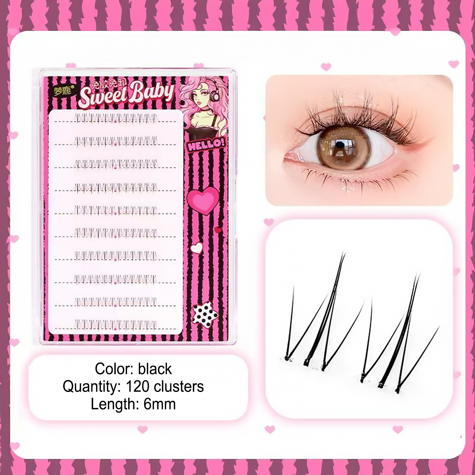 Women DIY Curling Eyelash Clus - Korean Daily Lifestyle review and price