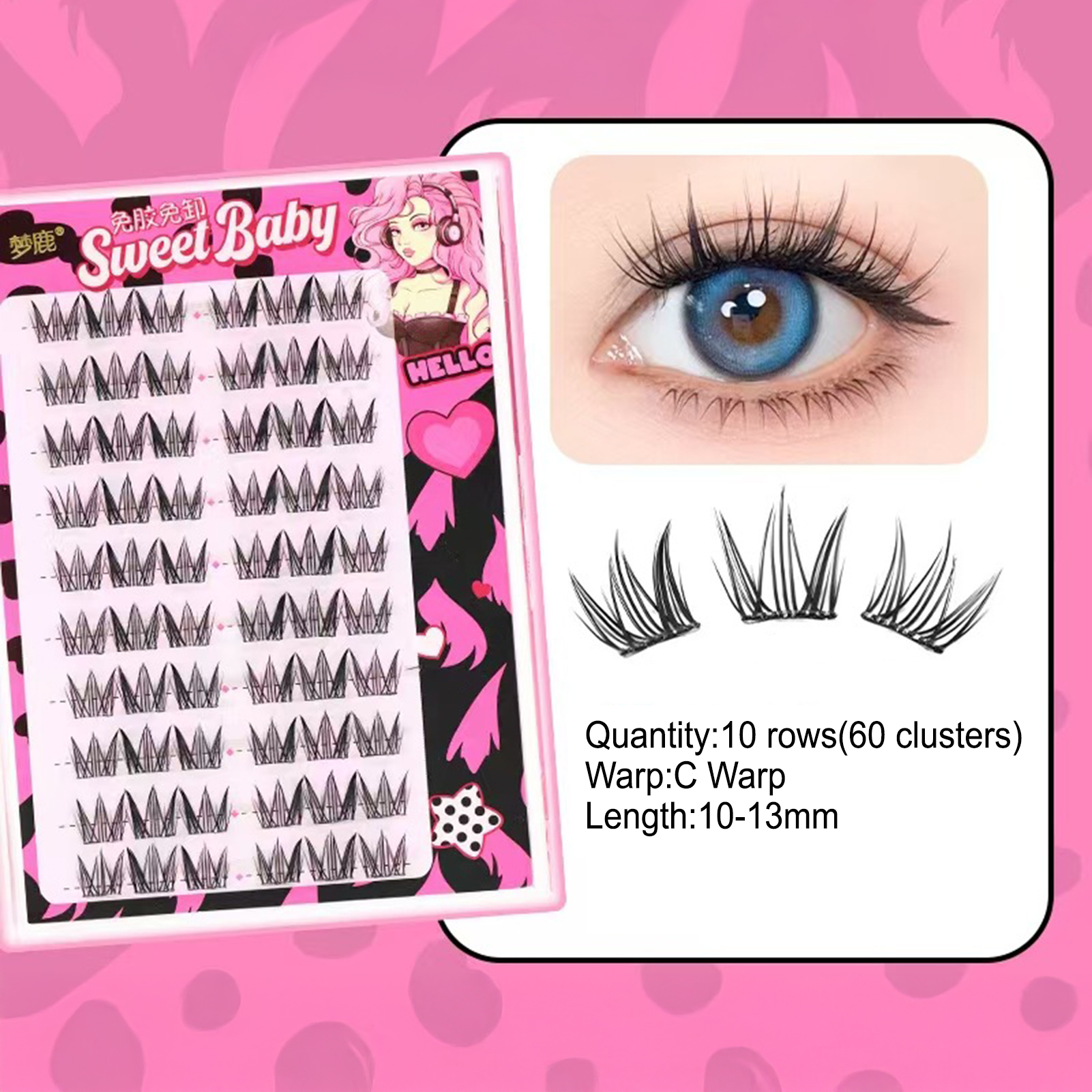 Women DIY Curling Eyelash Clus - Korean Daily Lifestyle review and price
