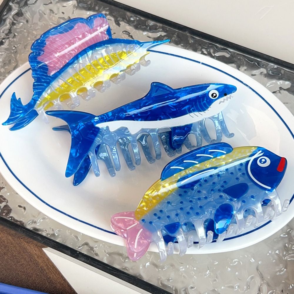 Hairpin Ocean Animal Hair Claw - Korean Girl Lifestyle review and price