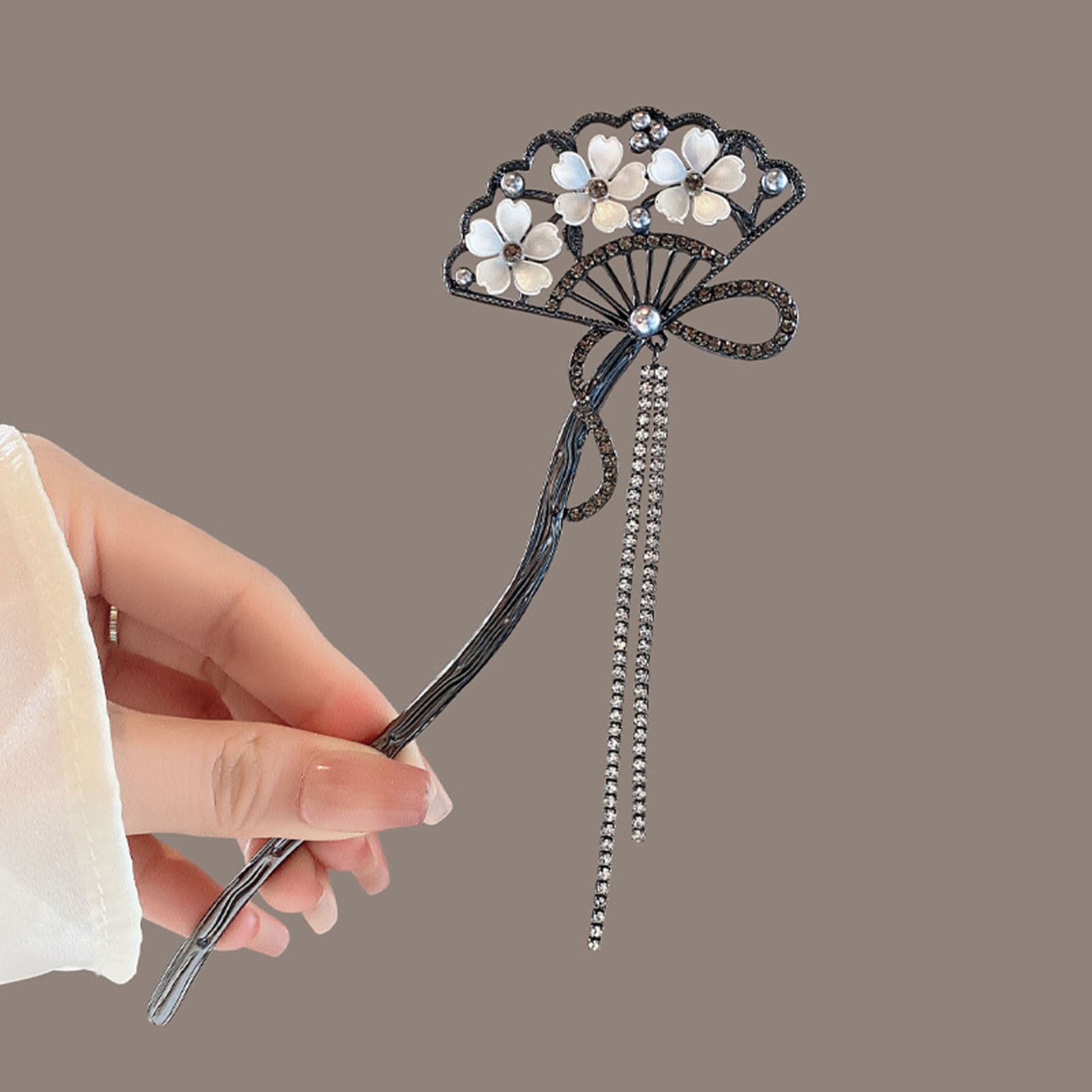 Vintage Flower Fan Shaped Hair - Hanbok Hair Pin review and price